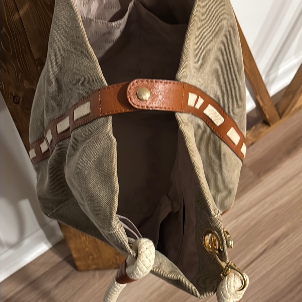 Michael Kors Tan Shoulder Bag with Rope Handles - Picture 5 of 9